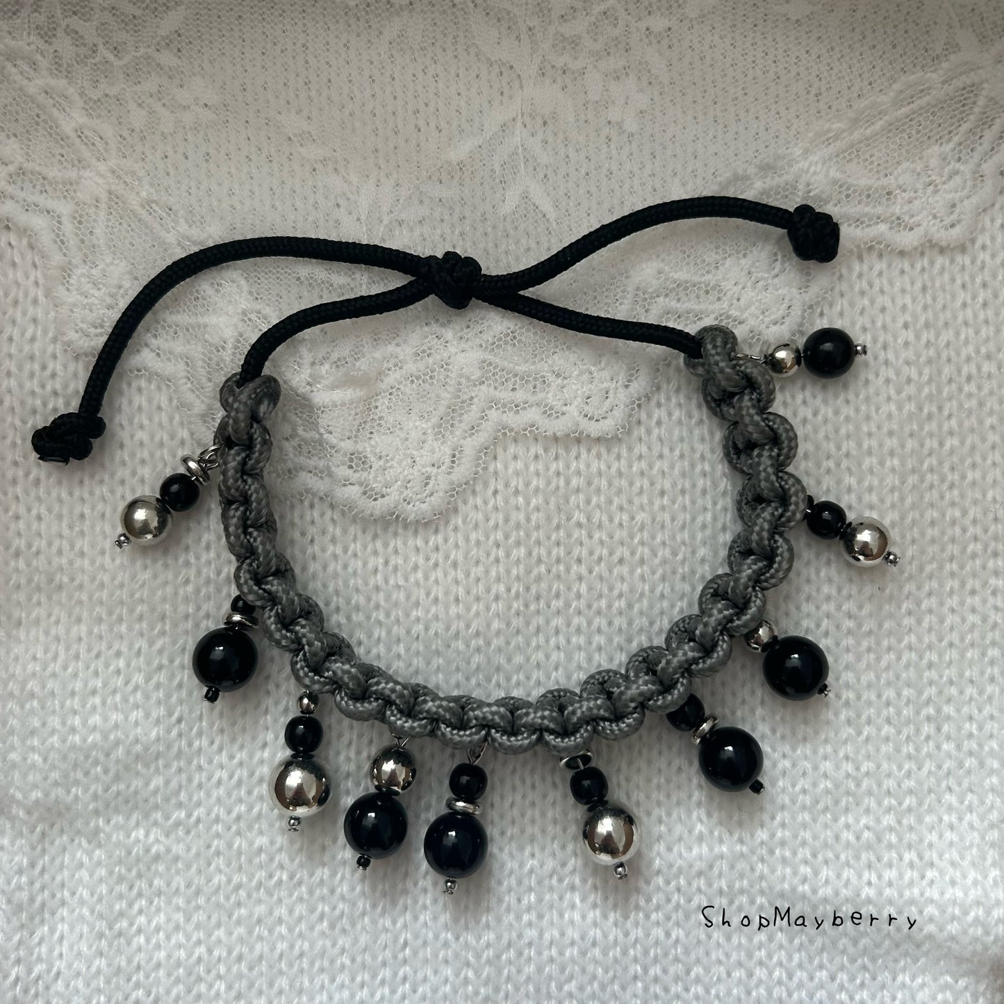 Cobra beaded anklet